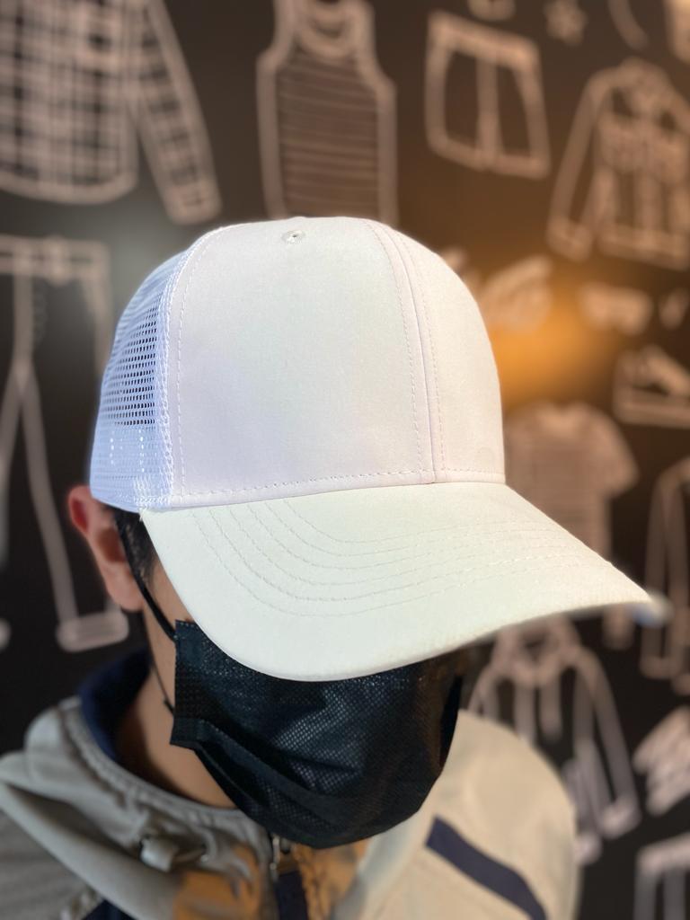 Gorra Premium blanco con malla