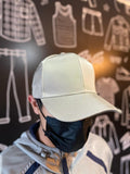 Gorra Premium Beige con líneas negras
