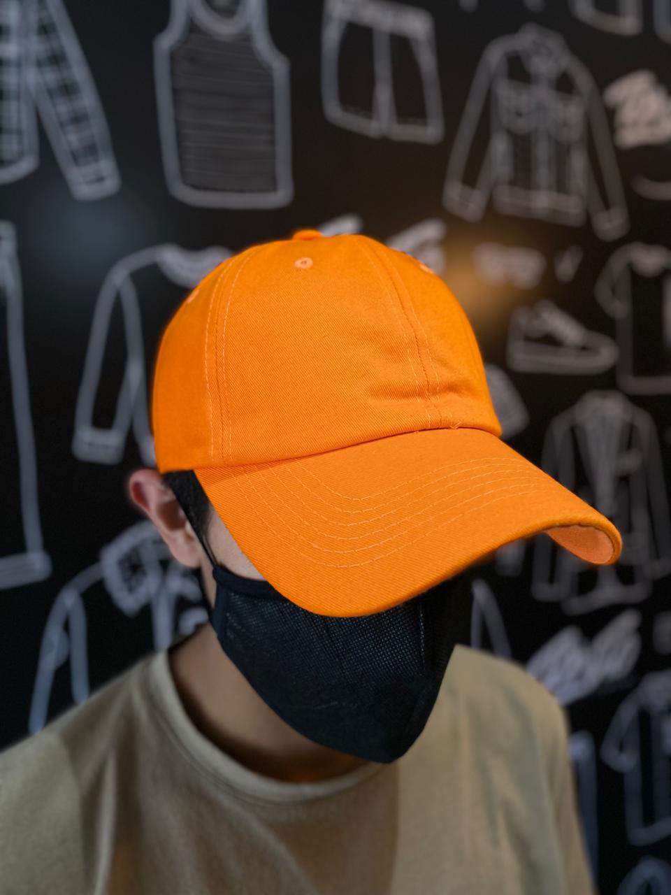 Gorra de Gabardina Anaranjada