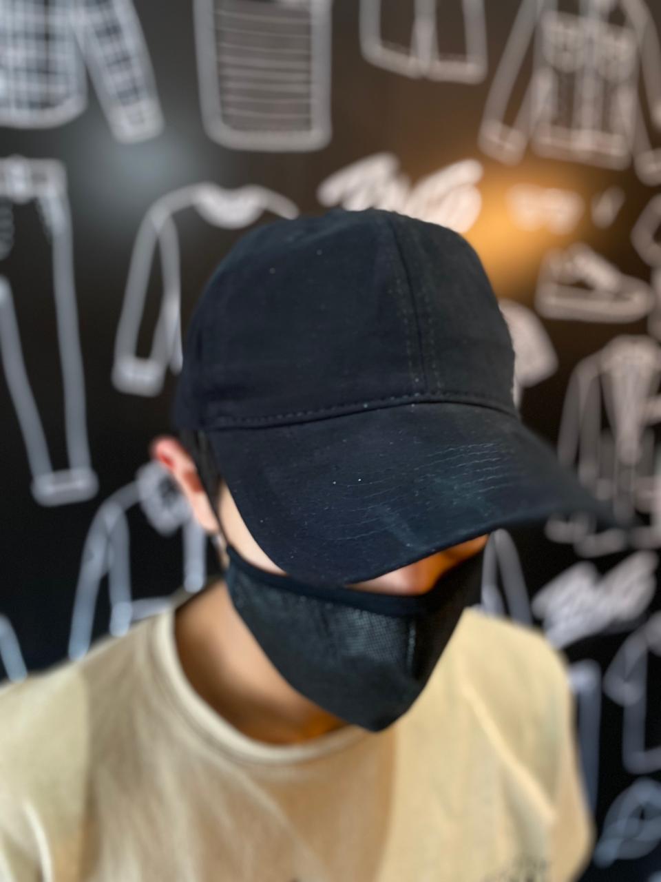Gorra de Gabardina negra