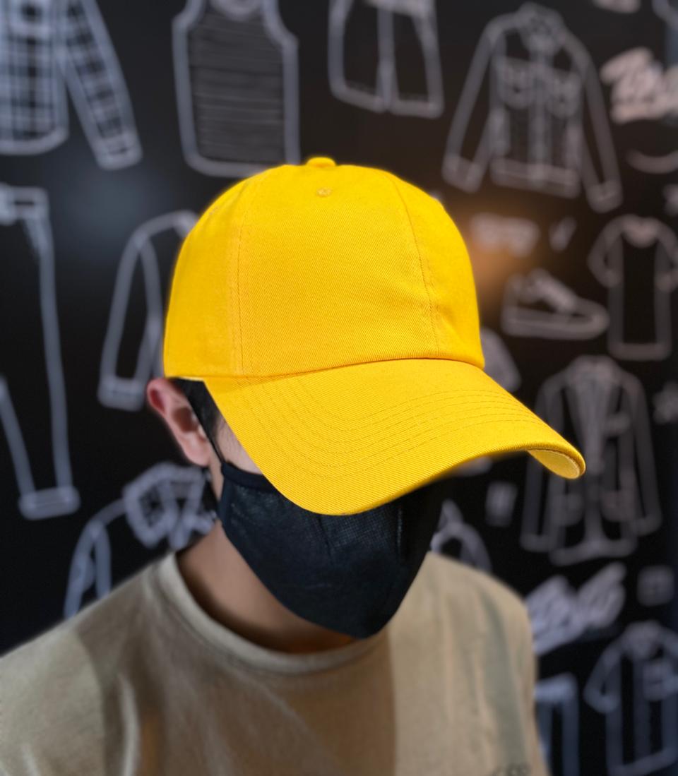 Gorra de Gabardina Amarillo