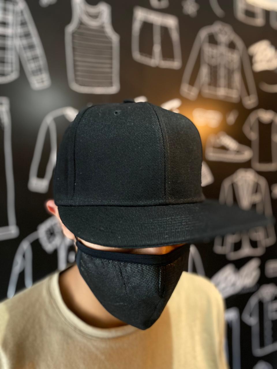 Gorra Plana color negro