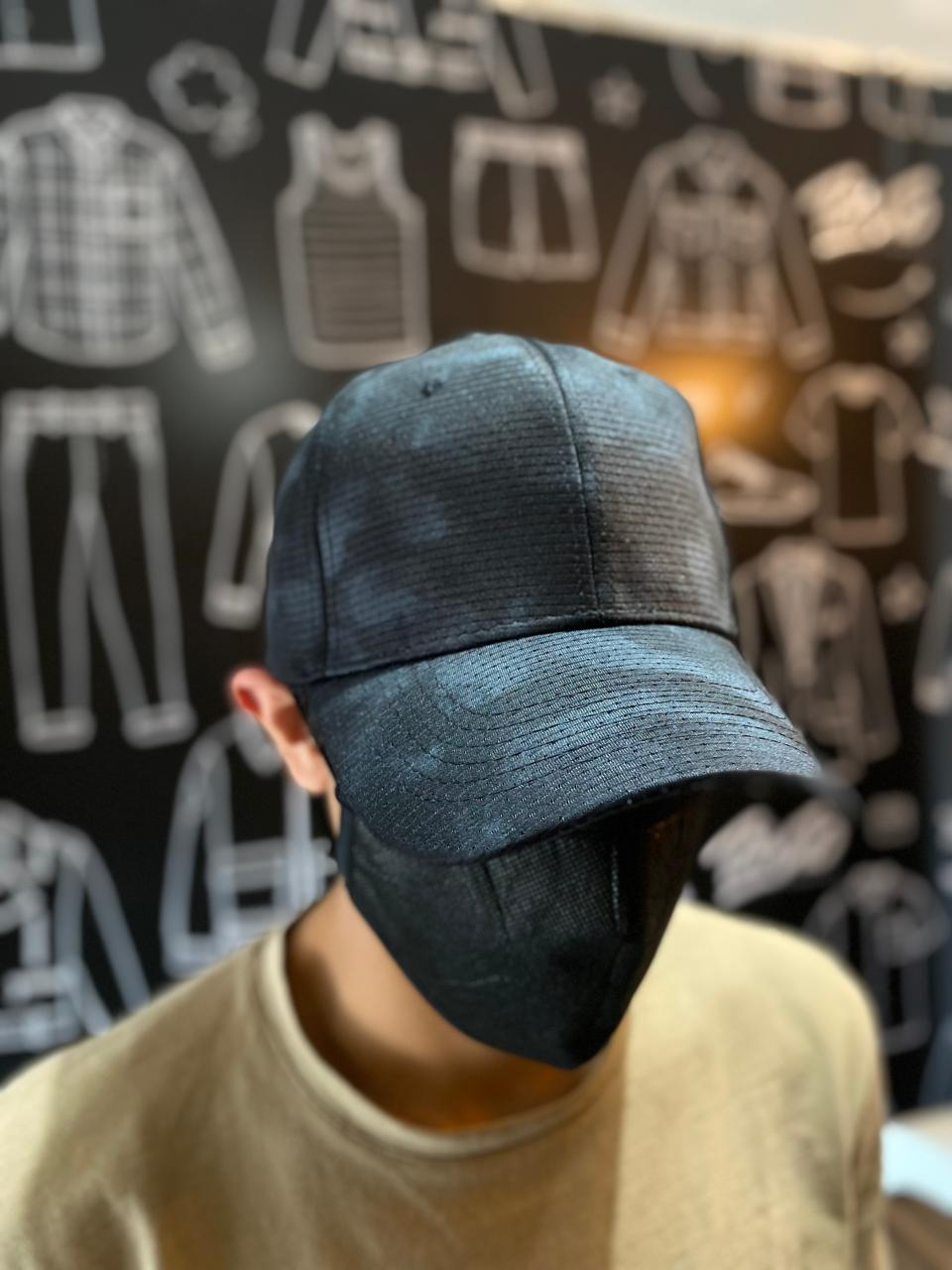 Gorra premium negra camu
