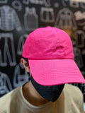 Gorra de gabardina fucsia